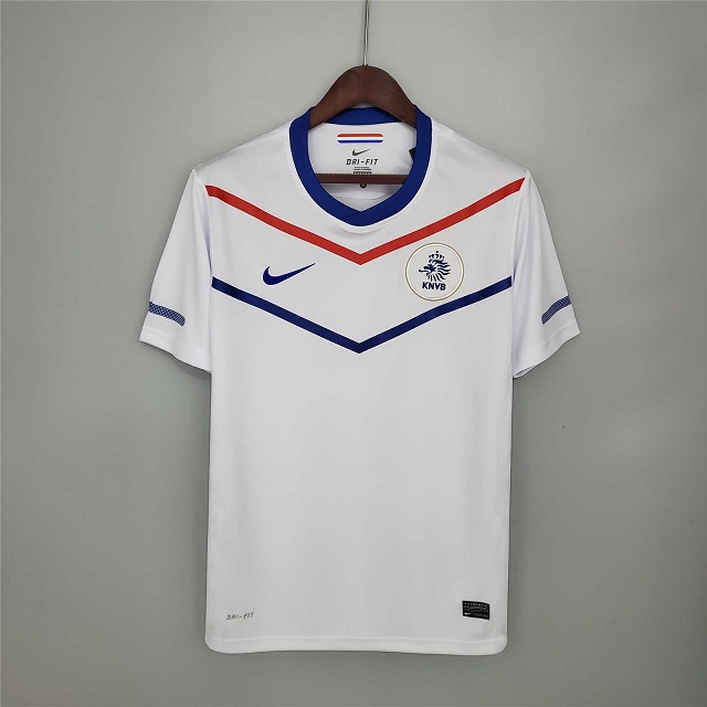 AAA Quality Netherlands 2010 Away White Soccer Jersey